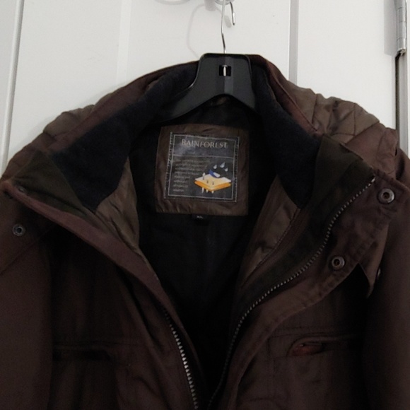 RAINFOREST mens brown 3-in-1 down jacket XL - Picture 2 of 8
